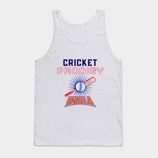 Mens Cricket Prodigy India Tank Top